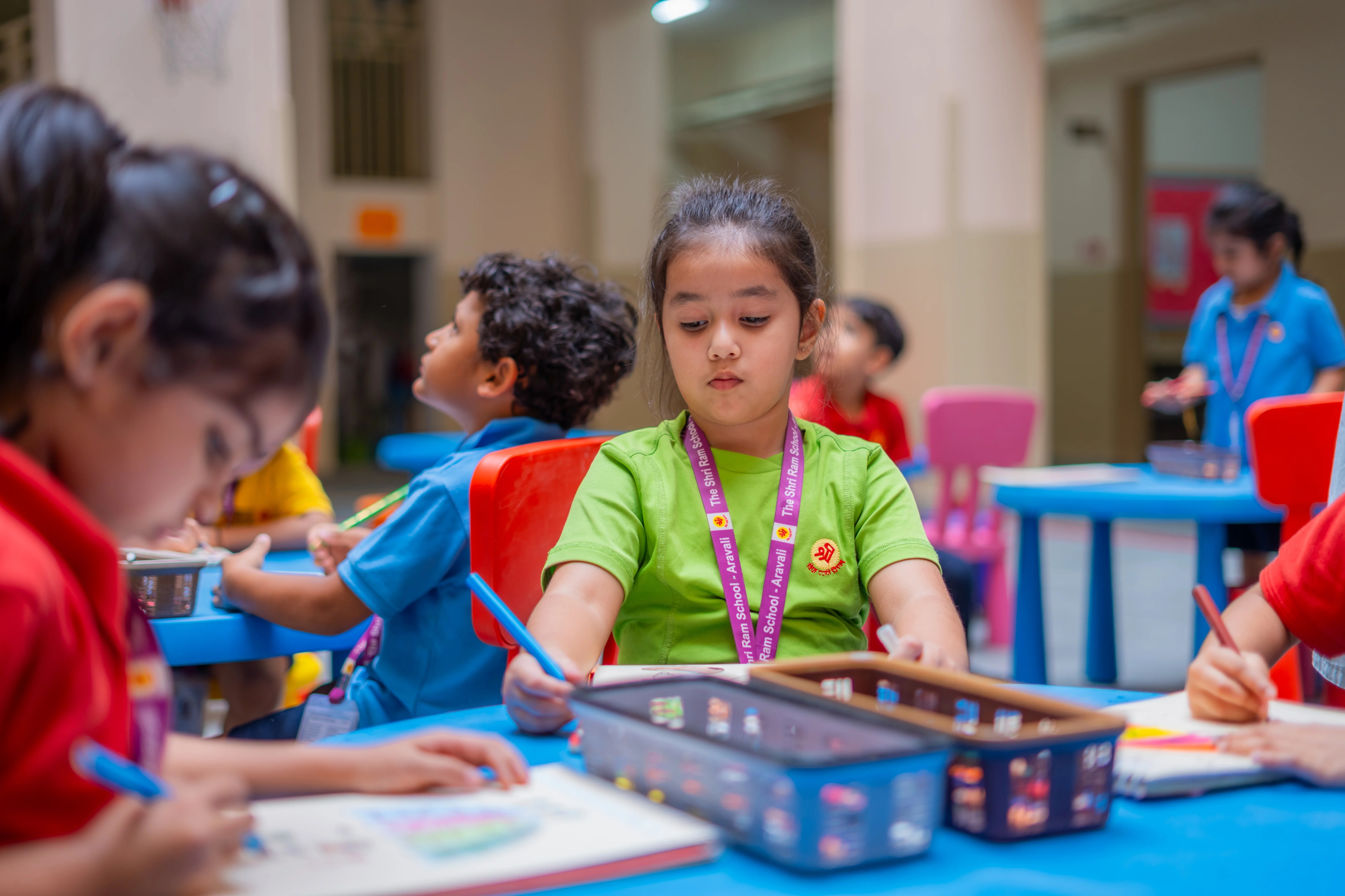 Early Years students in class at The Shri Ram School Vasant Vihar