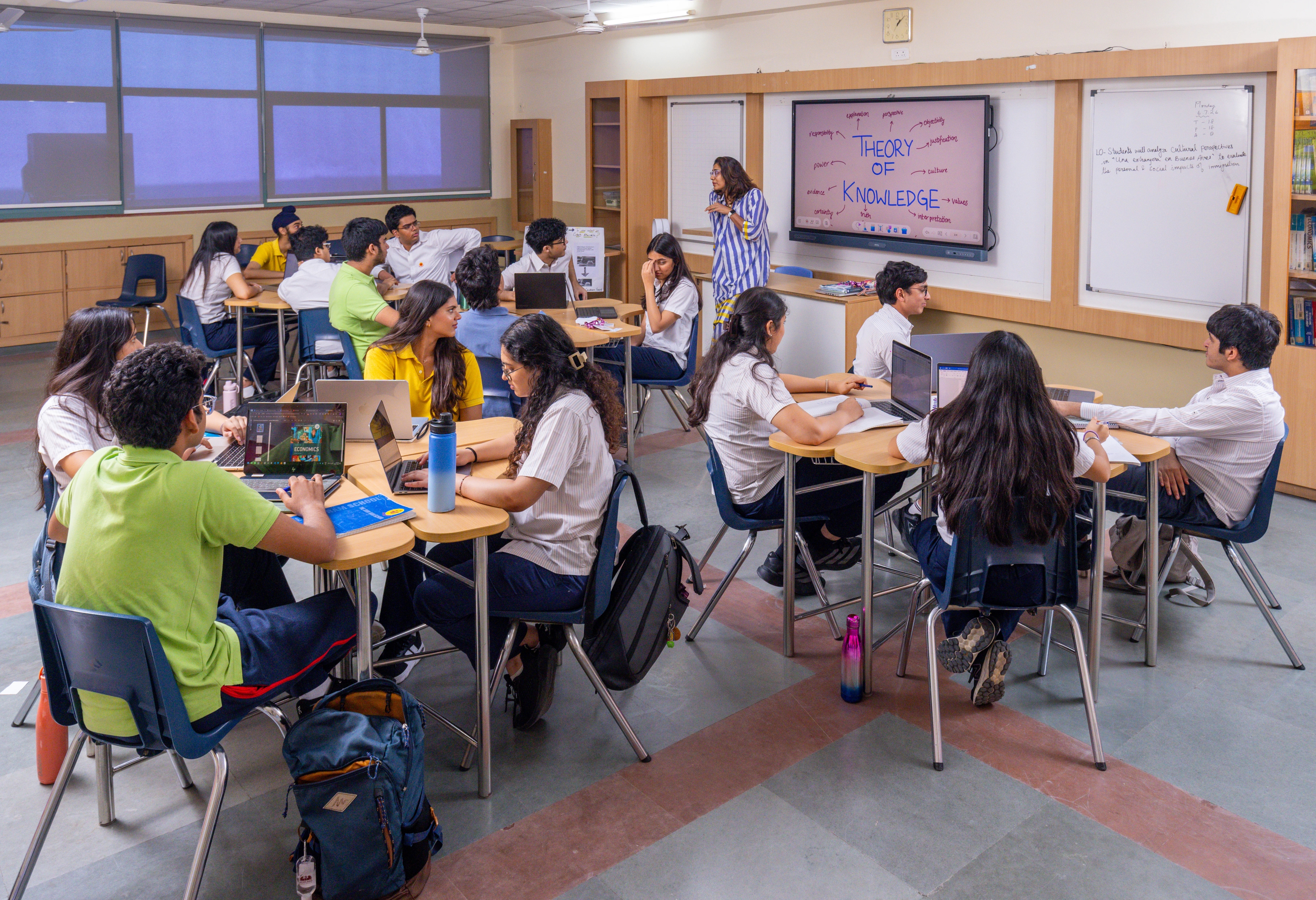 Students at The Shri Ram School Moulsari campus