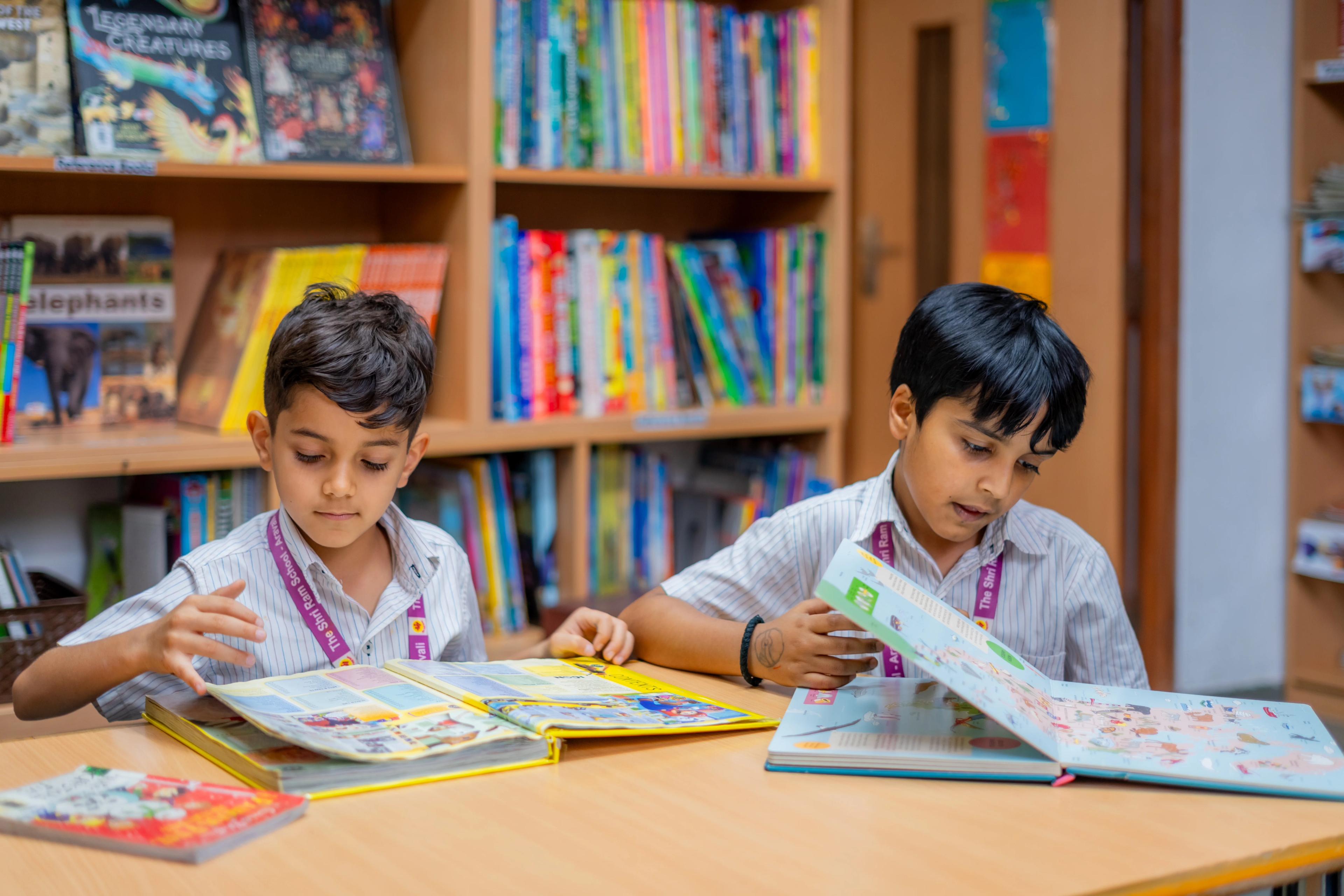 Junior School students in class at The Shri Ram School Vasant Vihar