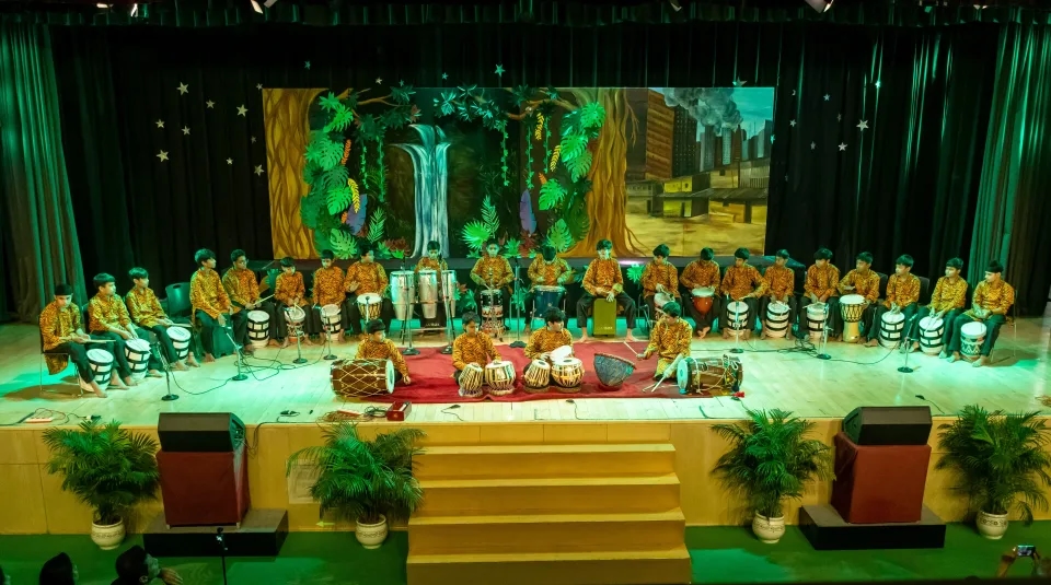 Students at The Shri Ram School Moulsari campus