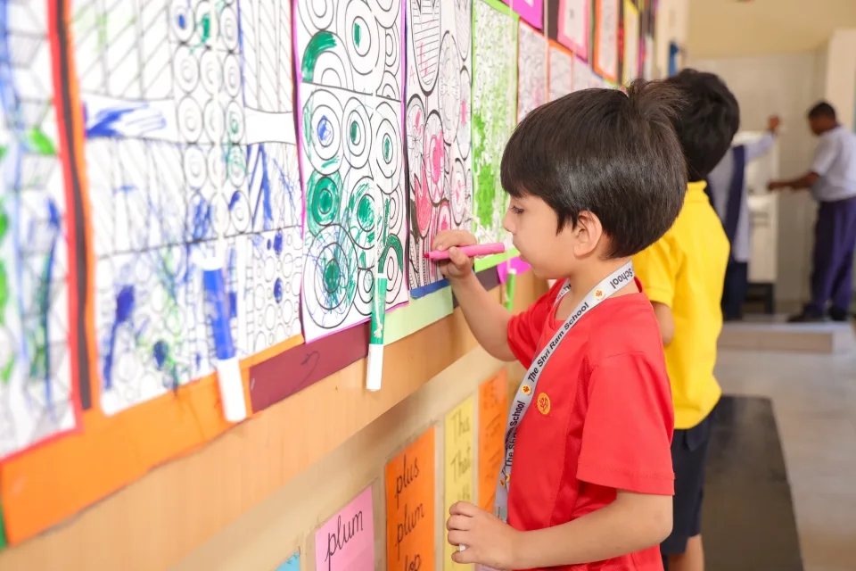 Students at The Shri Ram School Vasant Vihar campus