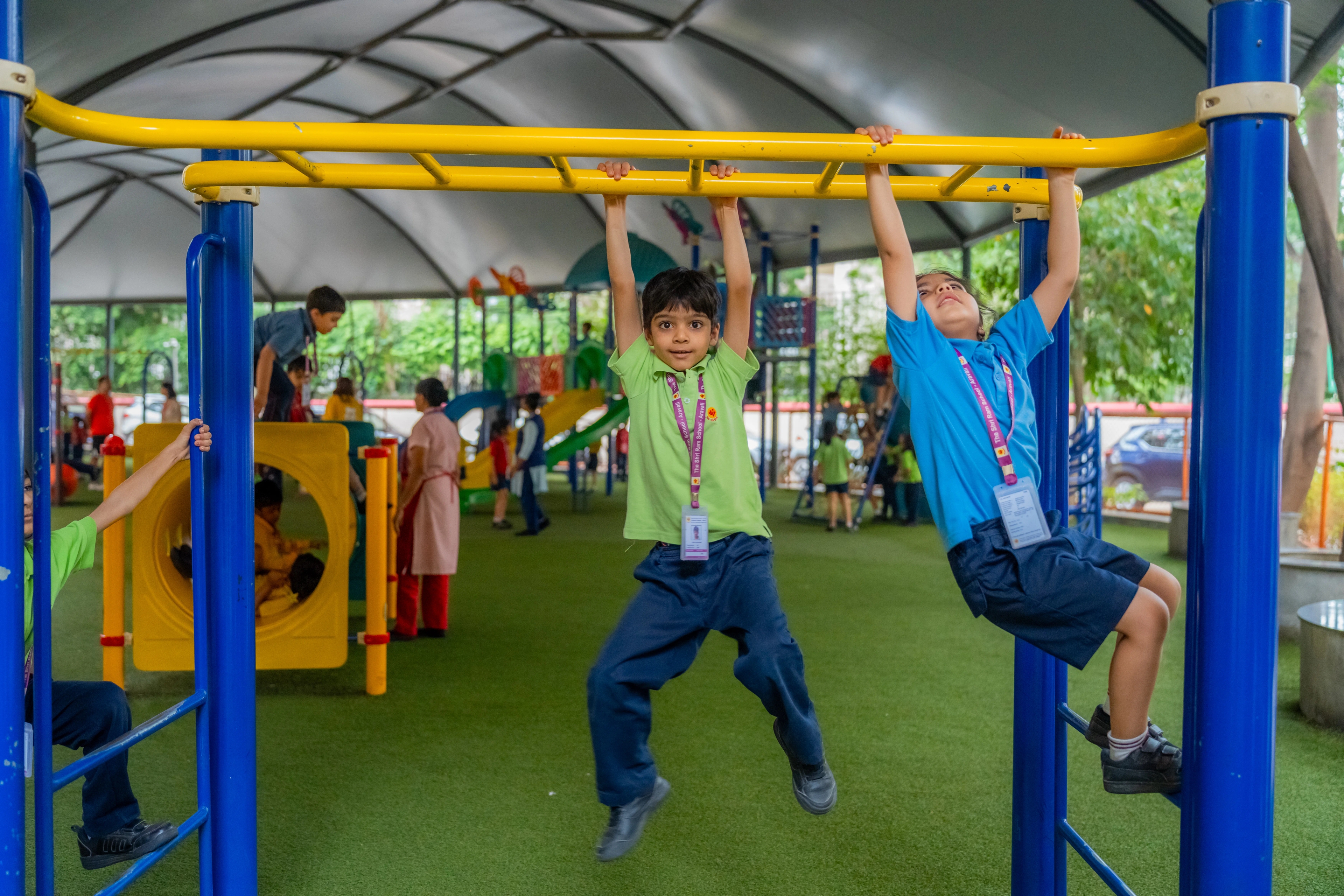 Early Years teacher engaging with students in the classroom